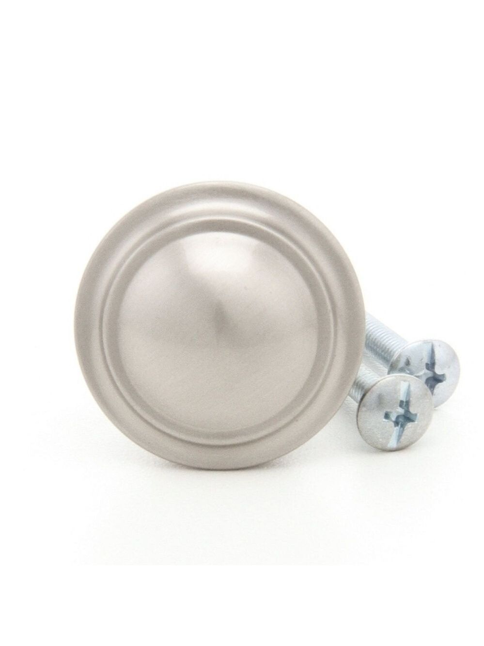Cabinet Knobs Drawer Pulls Satin Nickle Set of 10 New Brainerd Capital Knob 1.25 - Picture 8 of 15
